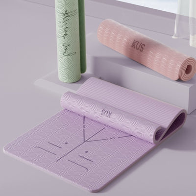 Pink yoga mat designed exclusively for girls