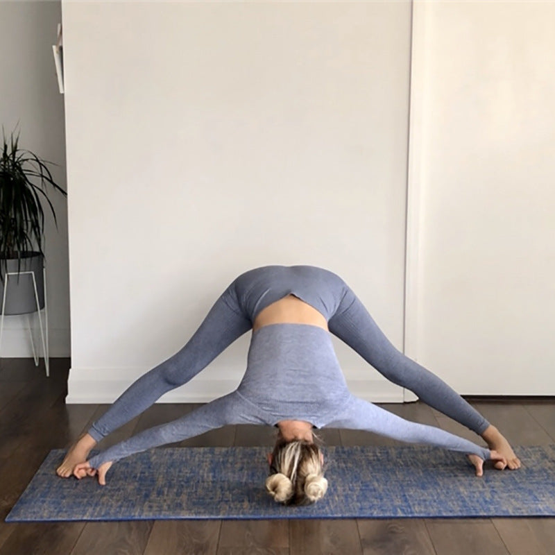 Non-slip sports yoga mat for stability and comfort