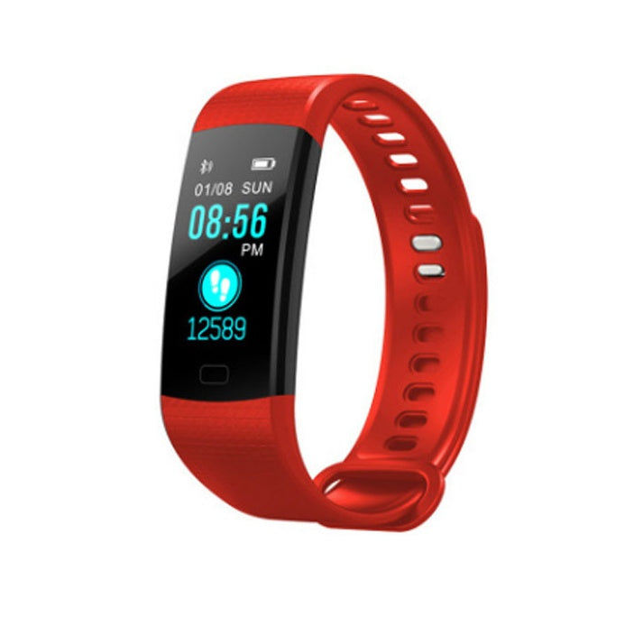 Wearable fitness band with electronic health monitoring