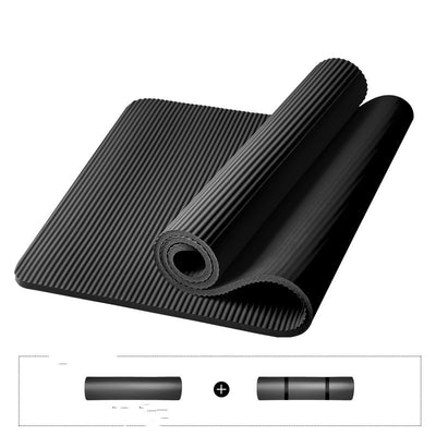 Woman doing yoga on a non-slip exercise mat