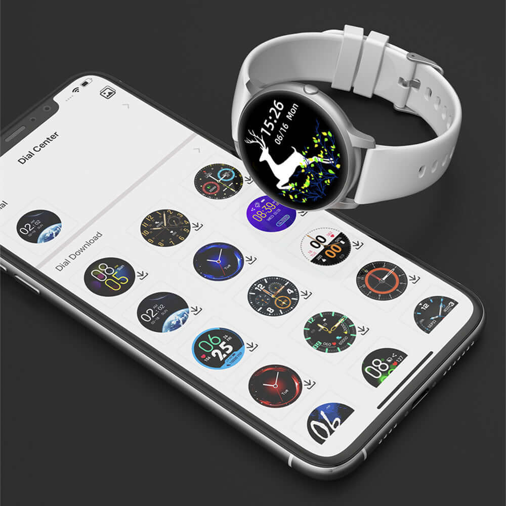 Men’s smart watch IMILAB KW66 with fitness, Bluetooth, and waterproof features