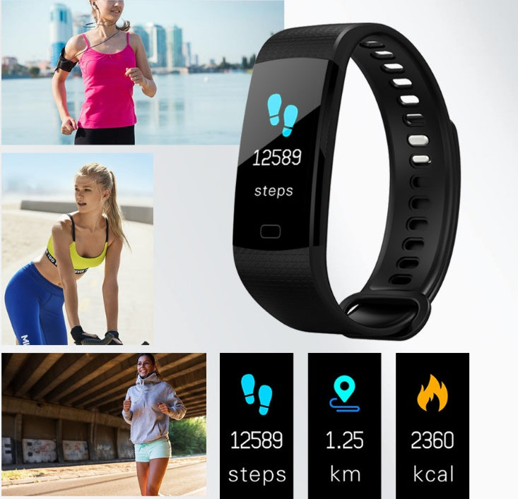 Color display smart band for activity and health tracking