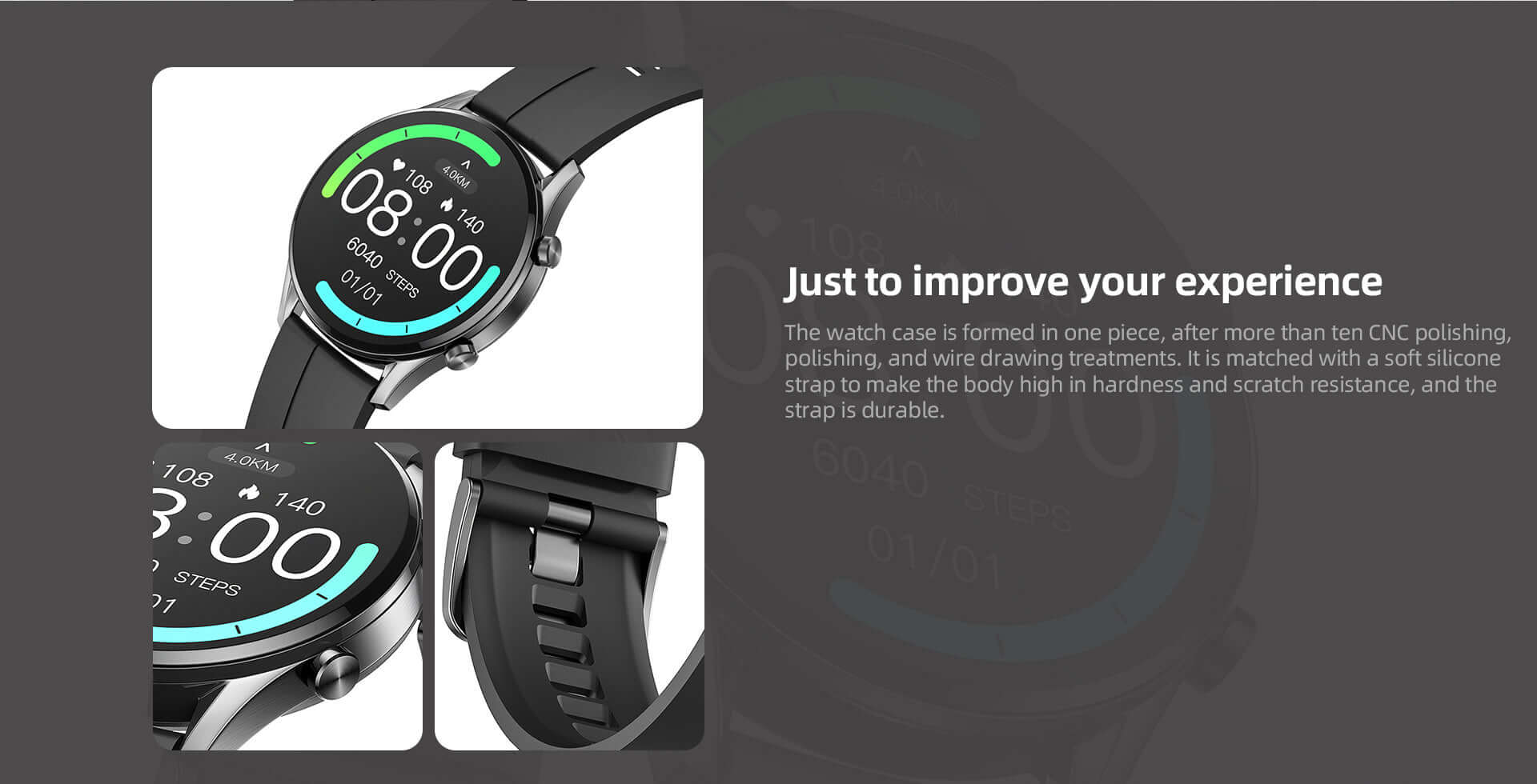 IMILAB W12 sports smart watch with heart rate and waterproof design