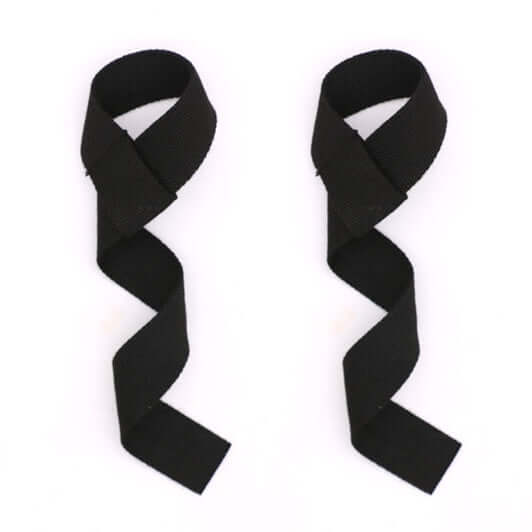 New 2pcs gym lifting straps made of cotton, ideal for weight lifting and barbell exercises, available in multiple colors.